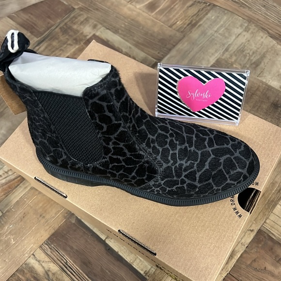 🖤 DR MARTENS FLORA WOMEN'S ANIMAL PRINT CHELSEA BOOTS NWT 🖤 - Picture 9 of 12